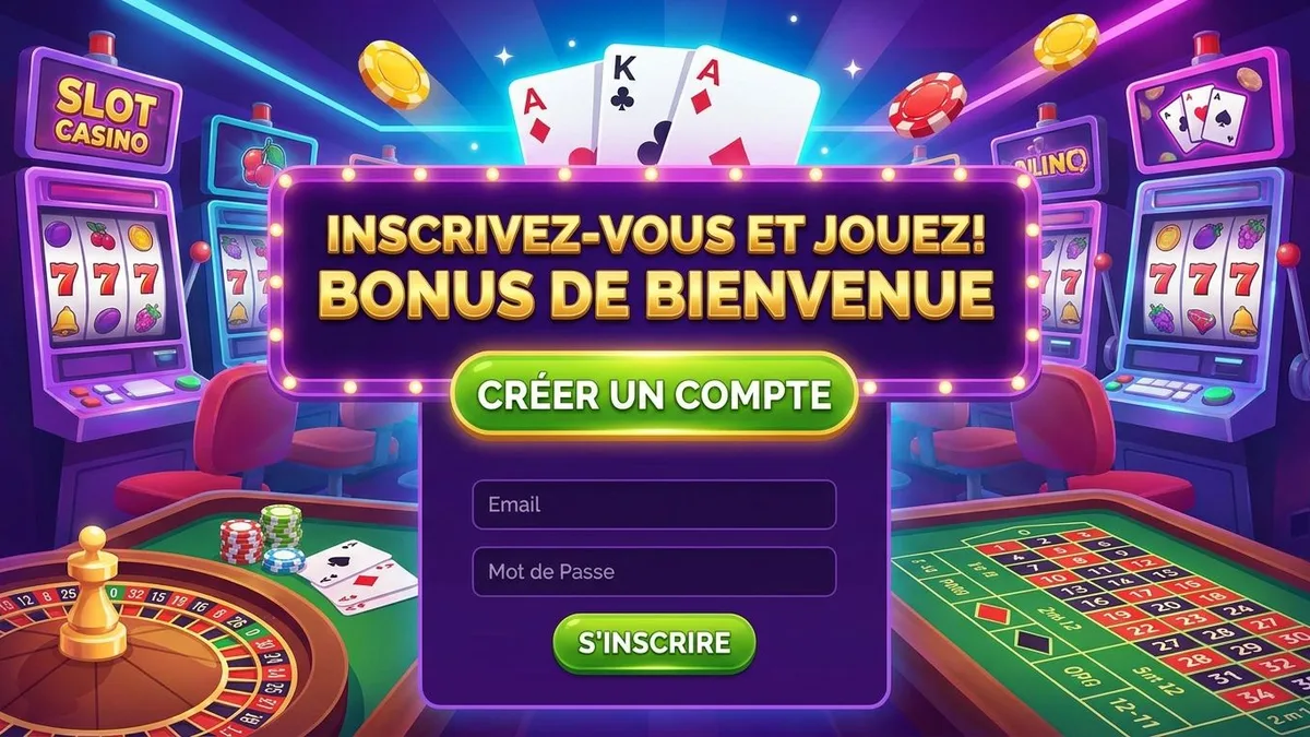 Inscription avec bonus